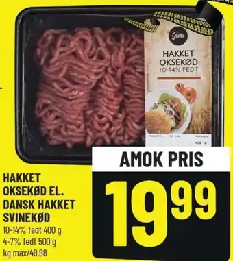 Løvbjerg Hakket Oksekød El. Dansk Hakket Svinekød tilbud