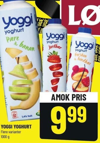 Løvbjerg Yoggi Yoghurt 1000g tilbud