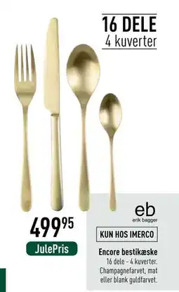 Imerco Encore bestikæske tilbud