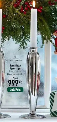 Imerco Bernadotte lysestager tilbud