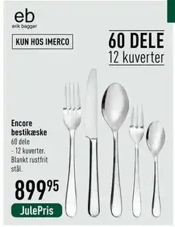 Imerco Encore bestikæske tilbud