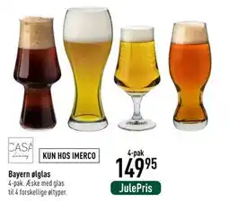 Imerco Bayern ølglas tilbud