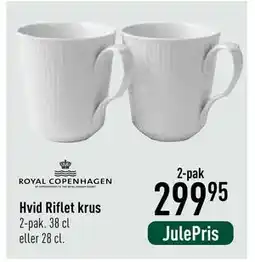 Imerco Hvid Riflet krus tilbud