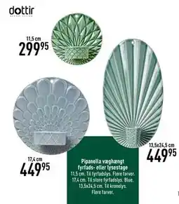 Imerco Pipanella væghængt fyrfads- eller lysestage tilbud