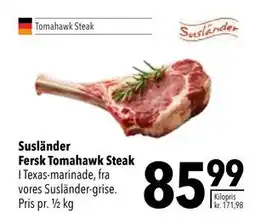 Citti Susländer Fersk Tomahawk Steak tilbud