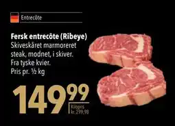 Citti Fersk entrecôte (Ribeye) tilbud