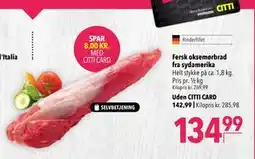 Citti Fersk oksemørbrad fra sydamerika tilbud