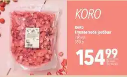 Citti KoRo Frysetørrede jordbær tilbud