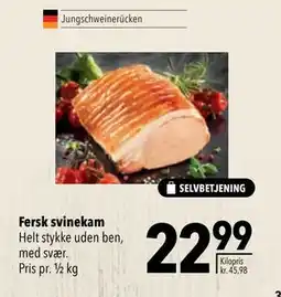 Citti Fersk svinekam tilbud