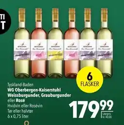 Citti WG Oberbergen-Kaiserstuhl Weissburgunder, Grauburgunder eller Rosé tilbud