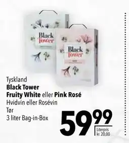 Citti Black Tower Fruity White eller Pink Rosé tilbud