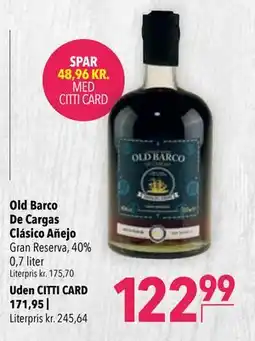 Citti Old Barco De Cargas Clásico Añejo tilbud