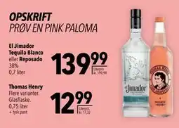 Citti El Jimador Tequila Blanco eller Reposado tilbud