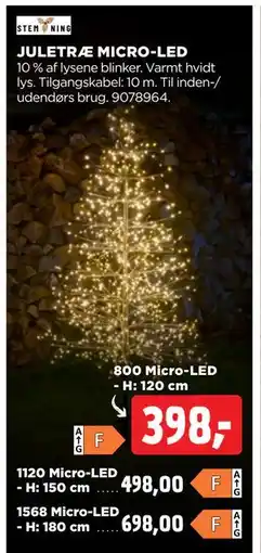 jem & fix JULETRÆ MICRO-LED tilbud