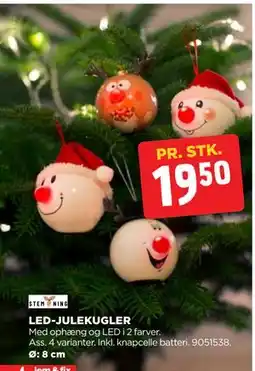 jem & fix LED-JULEKUGLER tilbud