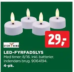 jem & fix LED-FYRFADSLYS tilbud