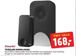 jem & fix TRÅDLØS DØRKLOKKE tilbud