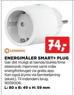 jem & fix ENERGIMÅLER SMART+ PLUG tilbud