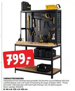 jem & fix VÆRKSTEDSBORD tilbud