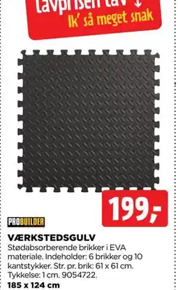 jem & fix VÆRKSTEDSGULV tilbud