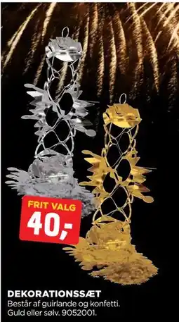 jem & fix DEKORATIONSSÆT tilbud