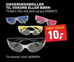 jem & fix SIKKERHEDSBRILLER TIL VOKSNE ELLER BØRN tilbud