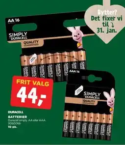 jem & fix BATTERIER tilbud