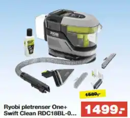 Bauhaus Ryobi pletrenser One+ Swift Clean RDC18BL-0. tilbud