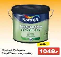 Bauhaus Nordsjö Perform+ Easy2Clean vægmaling tilbud