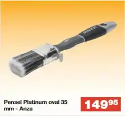 Bauhaus Pensel Platinum oval 35 mm - Anza tilbud