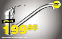 Bauhaus Camargue køkkenarmatur 1-greb krom tilbud