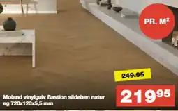 Bauhaus Moland vinylgulv Bastion sildeben natur eg 720x120x5,5 mm tilbud