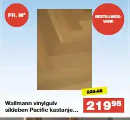 Bauhaus Wallmann vinylgulv sildeben Pacific kastanje tilbud