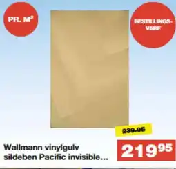 Bauhaus Wallmann vinylgulv sildeben Pacific invisible tilbud