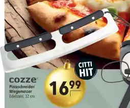 Citti Cozze pizzaschneider/ wiegemesser edelstahl tilbud
