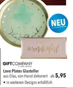 Citti GIFTCOMPANY Love Plates Glasteller tilbud