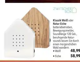 Citti ZWITSCHERY BOX Klassik Weiß oder Natur Eiche tilbud