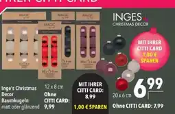 Citti Inge's Christmas Decor Baumkugeln tilbud