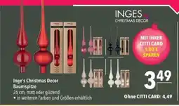 Citti Inge's Christmas Decor Baumspitze tilbud