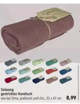 Citti Solwang gestricktes Handtuch tilbud