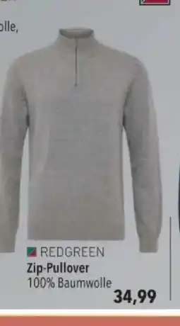 Citti REDGREEN Zip-Pullover tilbud