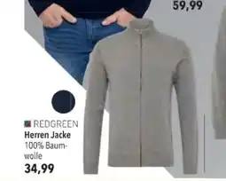 Citti REDGREEN Herren Jacke 100% Baum- wolle tilbud