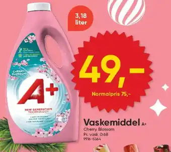 BigDollar Vaskemiddel A+ tilbud