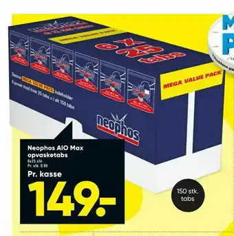 Bilka Neophos AIO Max opvasketabs tilbud