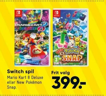 Bilka Switch spil tilbud