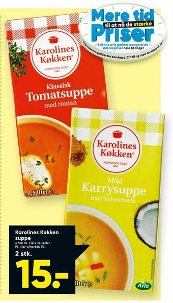 Bilka Karolines Køkken suppe tilbud