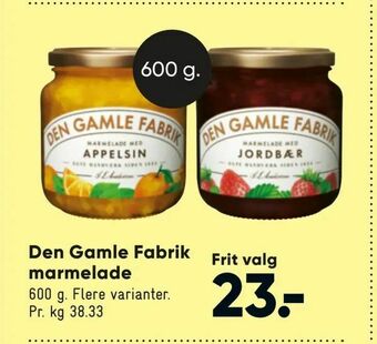 Bilka Den Gamle Fabrik marmelade tilbud