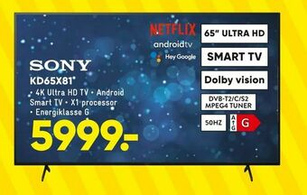 Bilka Sony KD65X81 tilbud