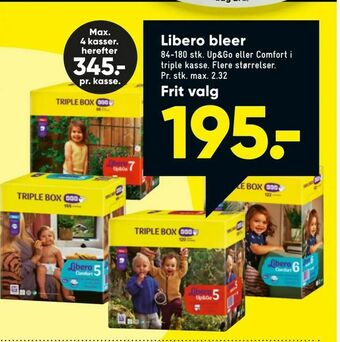 Bilka Libero bleer tilbud