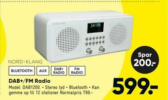 Bilka DAB+/FM Radio tilbud
